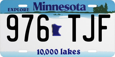 MN license plate 976TJF