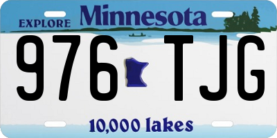 MN license plate 976TJG