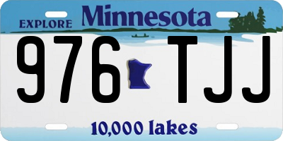 MN license plate 976TJJ