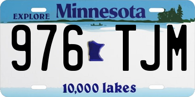 MN license plate 976TJM