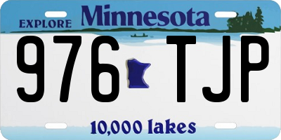 MN license plate 976TJP