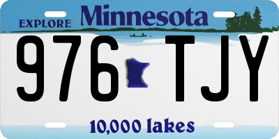 MN license plate 976TJY