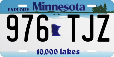 MN license plate 976TJZ
