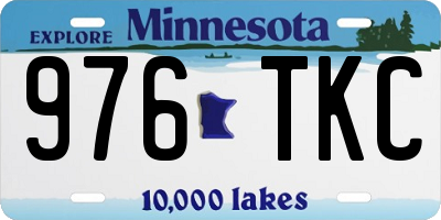 MN license plate 976TKC