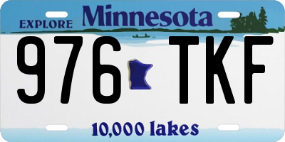 MN license plate 976TKF