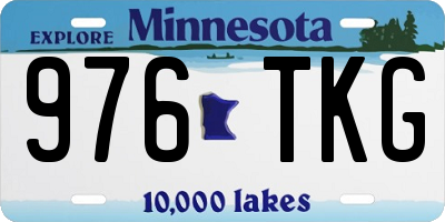 MN license plate 976TKG