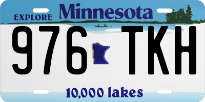 MN license plate 976TKH