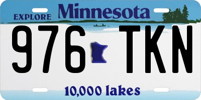 MN license plate 976TKN