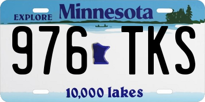 MN license plate 976TKS