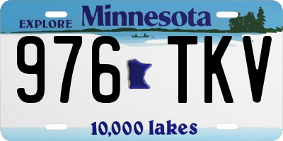 MN license plate 976TKV