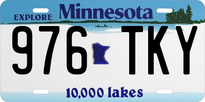 MN license plate 976TKY