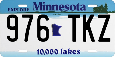 MN license plate 976TKZ