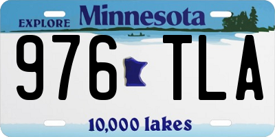 MN license plate 976TLA