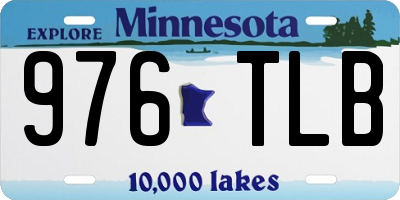 MN license plate 976TLB