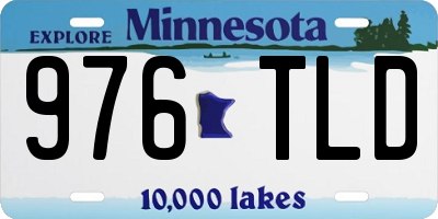 MN license plate 976TLD
