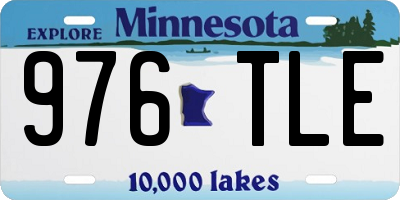 MN license plate 976TLE