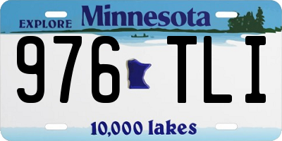 MN license plate 976TLI