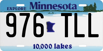 MN license plate 976TLL