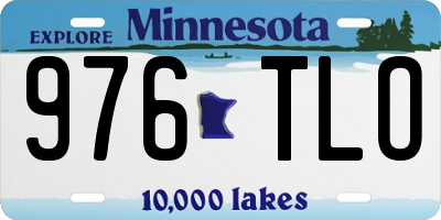 MN license plate 976TLO