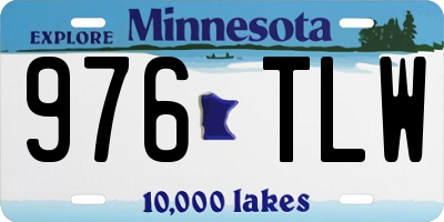 MN license plate 976TLW