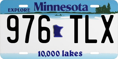 MN license plate 976TLX