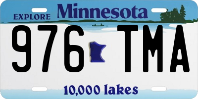 MN license plate 976TMA
