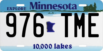 MN license plate 976TME