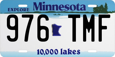 MN license plate 976TMF
