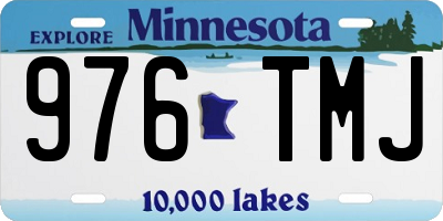 MN license plate 976TMJ