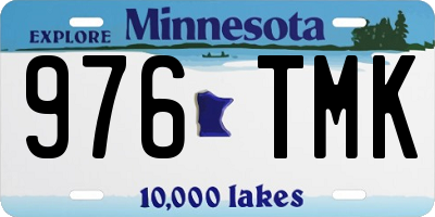 MN license plate 976TMK