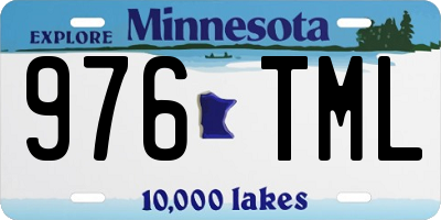 MN license plate 976TML