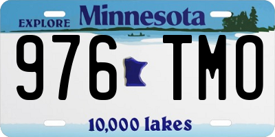 MN license plate 976TMO