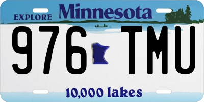MN license plate 976TMU