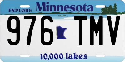 MN license plate 976TMV