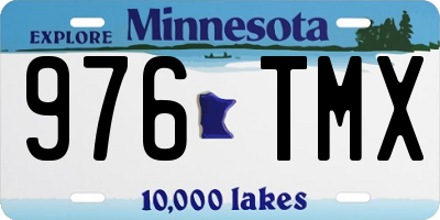 MN license plate 976TMX