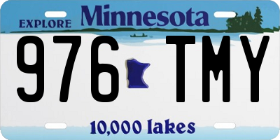 MN license plate 976TMY
