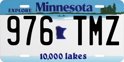MN license plate 976TMZ