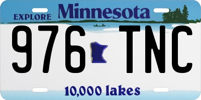 MN license plate 976TNC