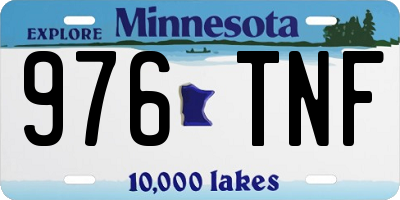 MN license plate 976TNF