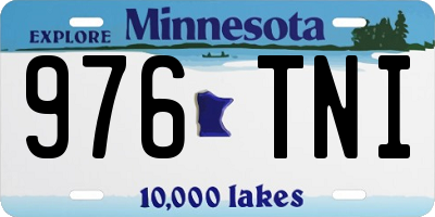 MN license plate 976TNI