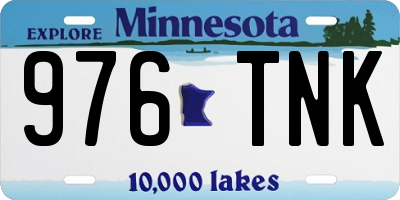 MN license plate 976TNK