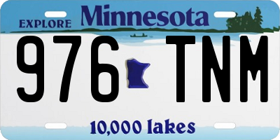 MN license plate 976TNM