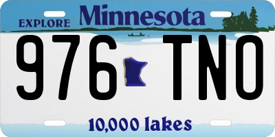 MN license plate 976TNO
