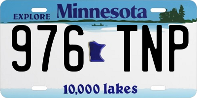 MN license plate 976TNP