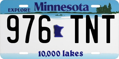 MN license plate 976TNT