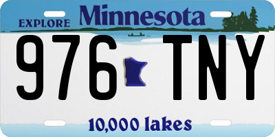 MN license plate 976TNY