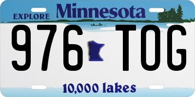 MN license plate 976TOG