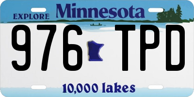 MN license plate 976TPD