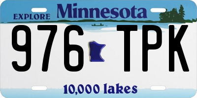 MN license plate 976TPK