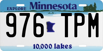 MN license plate 976TPM